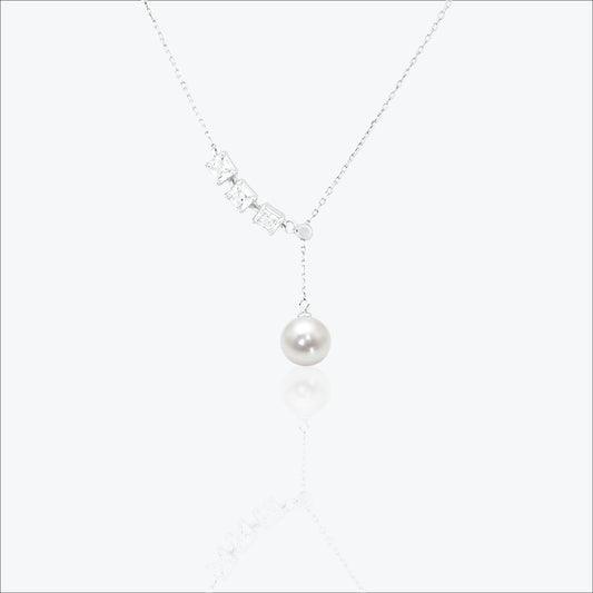 Pearlfall Pendant – Sterling Silver Radiance