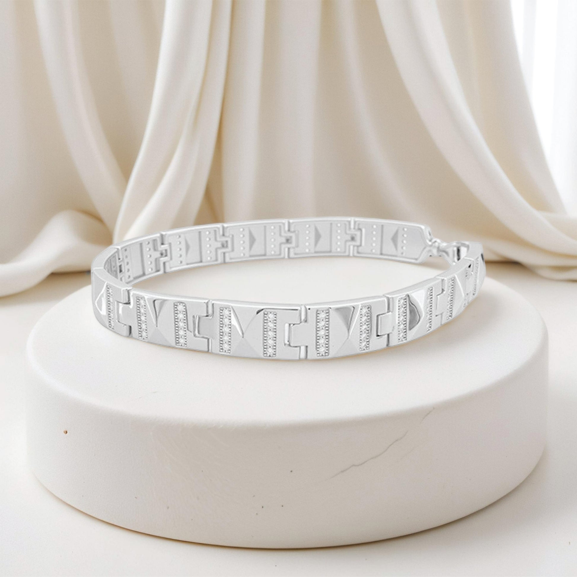 Velin Link Bracelet– Sterling Silver