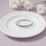 Sterling silver Slim Silvra Ring