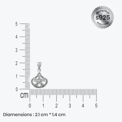 Eterna Halo Pendant – Sterling Silver Shine