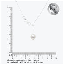 Pearlfall Pendant – Sterling Silver Radiance