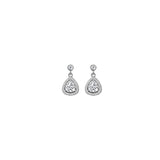 Eira Trio Pendant with earrings set in Silver