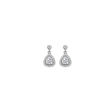 Eira Trio Pendant with earrings set in Silver