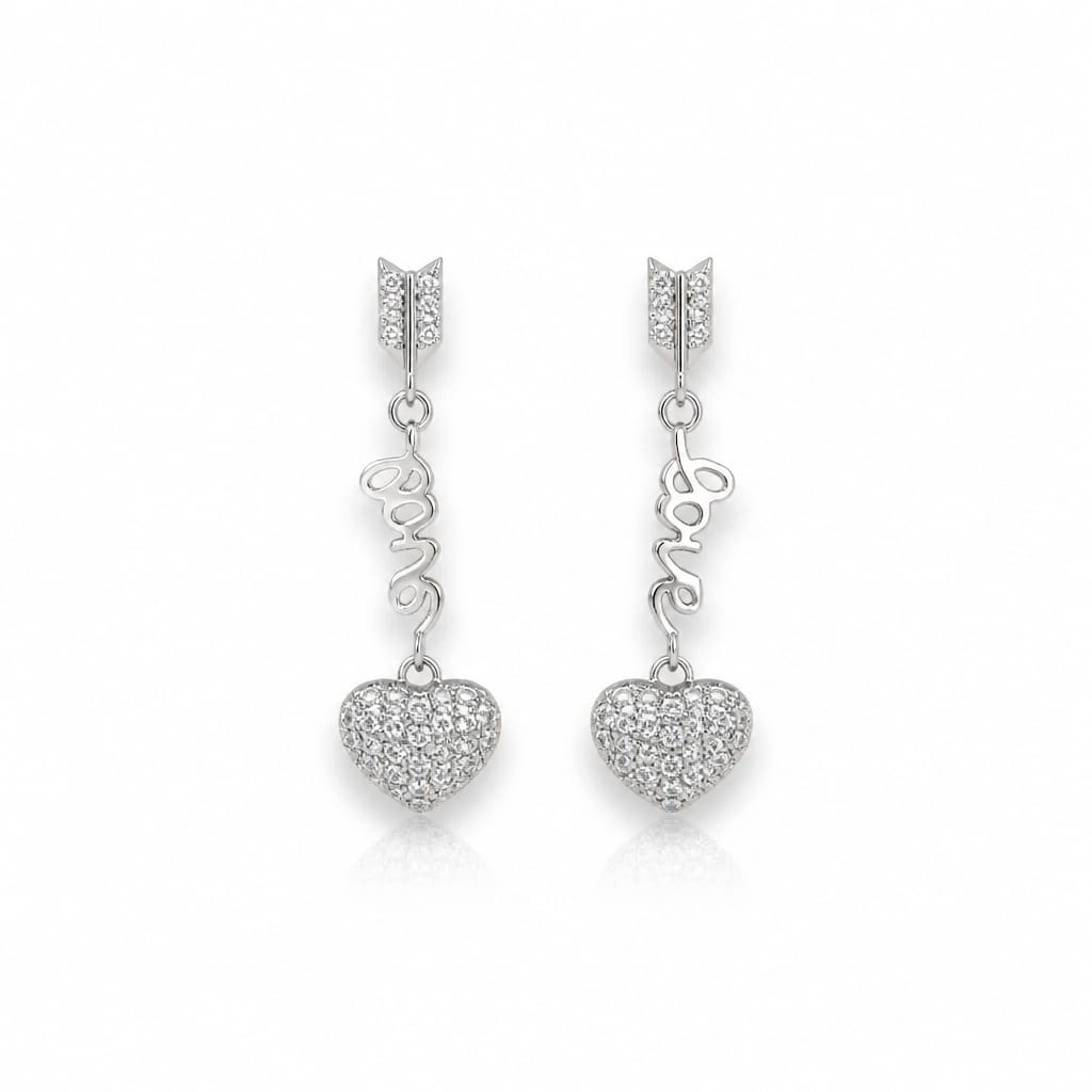 Loveline Sterling silver Gleam Earring