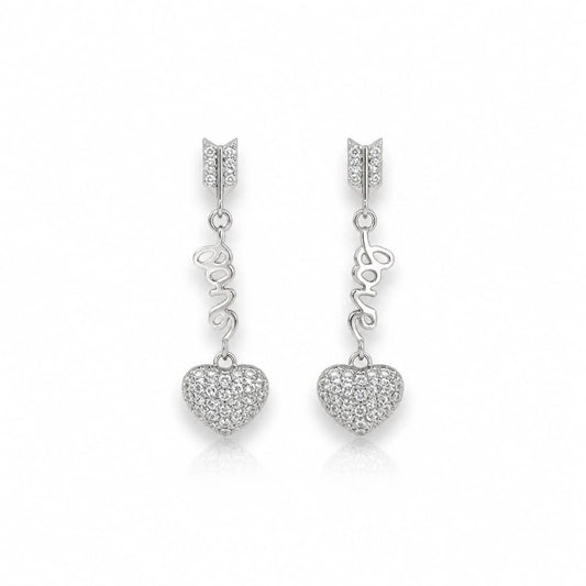Loveline Sterling silver Gleam Earring