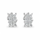 Silver Crossgleam Earring