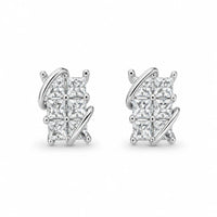Silver Crossgleam Earring