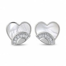 Silver Artistic Eye Women`s Studs