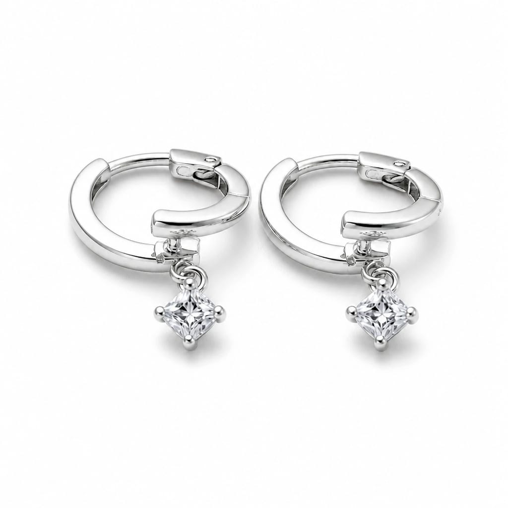 Radiance Drop Women`s earring in Silver