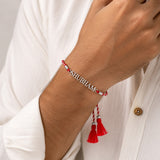 Personalized Silver Name Letter Rakhi