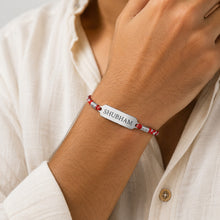 Personalized Silver Name Plate Rakhi