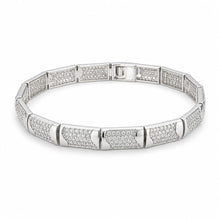 Silver Argento Link Men`s Bracelet