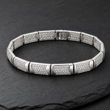 Silver Argento Link Men`s Bracelet