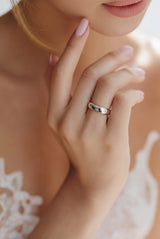 Slim Silver Band Ring