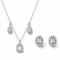Celestial Squared pendant set in silver