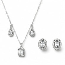 Celestial Squared pendant set in silver