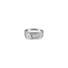 Silver Symmetry Luxe Men`s Ring