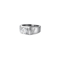 Silver Statement Men`s Ring