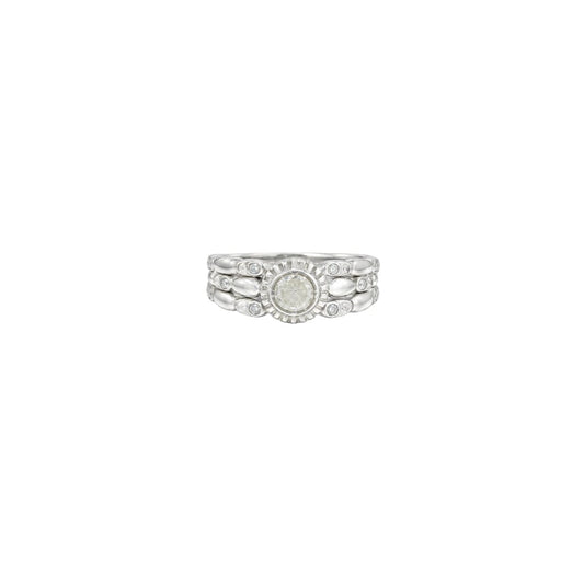 Classic Silver Statement Men`s Ring