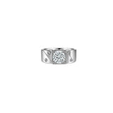 Silver Diamond Men’s Ring
