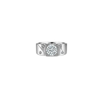 Silver Diamond Men’s Ring