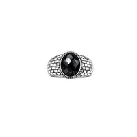 Silver Guardian of Strength Men`s Ring