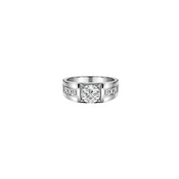 Silver Diamond Men’s Ring