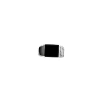 Silver Slate form Men`s Ring