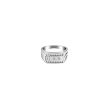 Silver Rectangular design Men's Ring