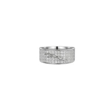 Panther engraved Men’s Ring in Silver