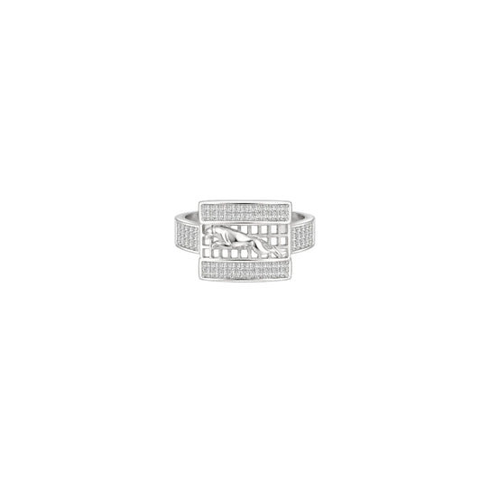 Regal Stride Men’s Ring in Silver