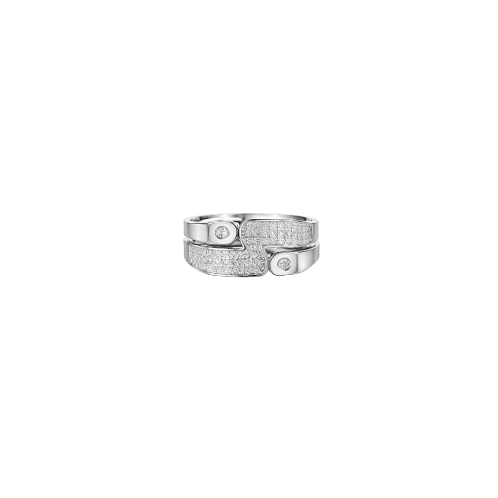 Silver Nova Crest Men’s Ring