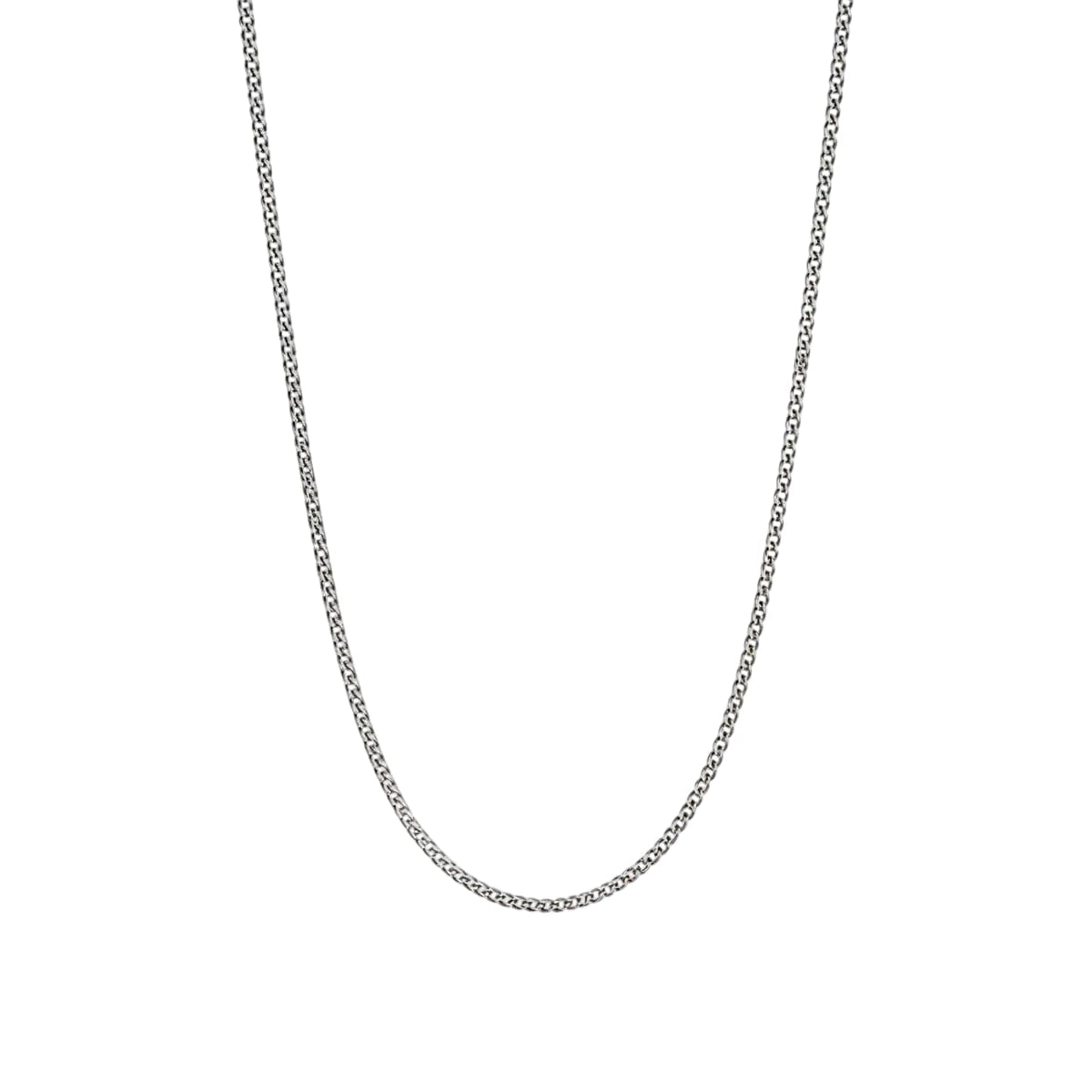 Linked Silver Men`s Chain