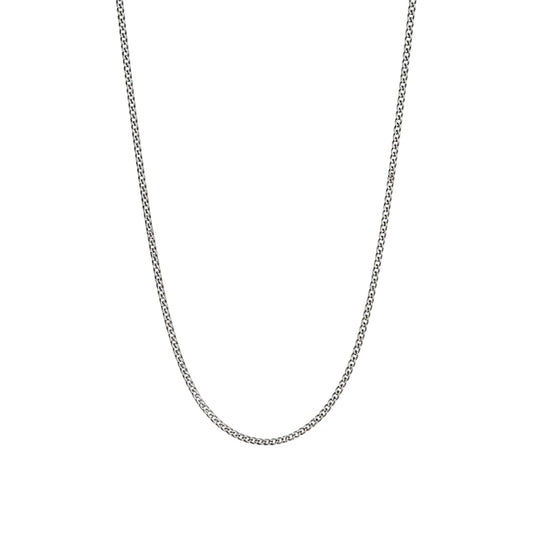 Linked Silver Men`s Chain