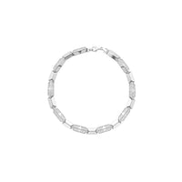 Classic Silver Statement Men`s Bracelet