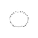 Silver Horizon Bold Men`s Bracelet