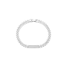 Silver Horizon Bold Men`s Bracelet