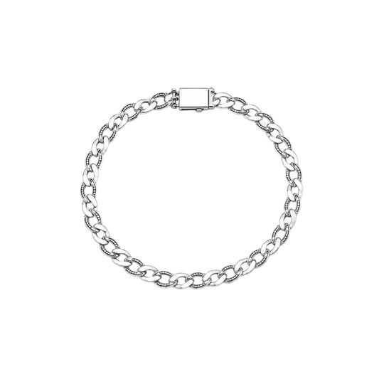 Silver Infinity Legacy Men`s Bracelet