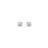Square-cut Women`s Pendant Set in silver