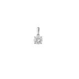 Square-cut Women`s Pendant Set in silver