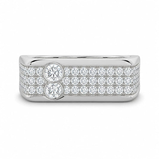 Majestic Crest Men’s Ring in Silver