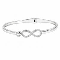Eterna Infinity Bracelet in Silver