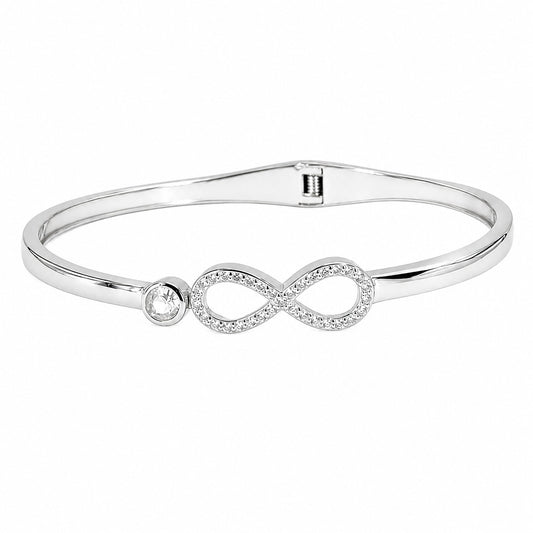 Eterna Infinity Bracelet in Silver