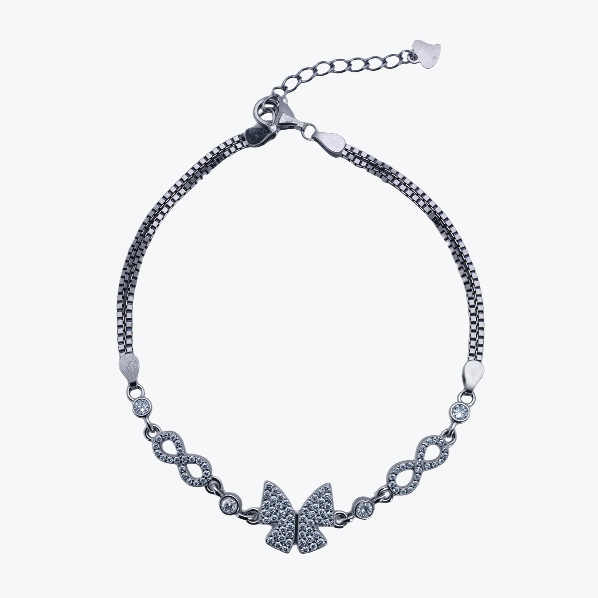 Infinity Butterfly Bracelet – Sterling Silver with Timeless Charm