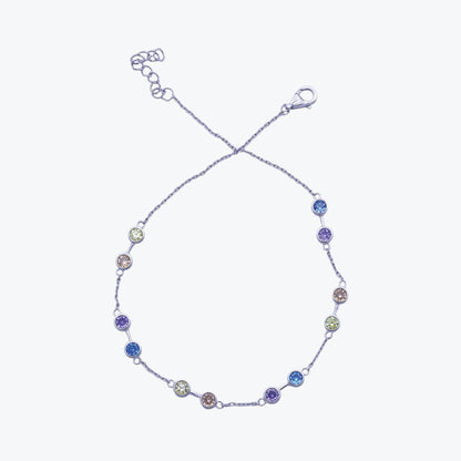 Prism Glow Bracelet – Sterling Silver with Subtle Brilliance