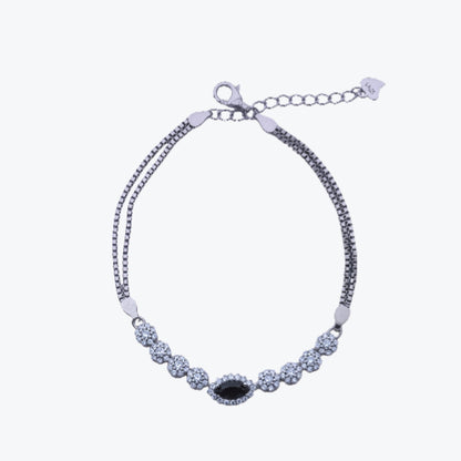 Eterna Glow Bracelet – Sterling Silver with Delicate Brilliance