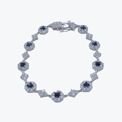  Scarlet Aura Bracelet – Sterling Silver with Striking Elegance