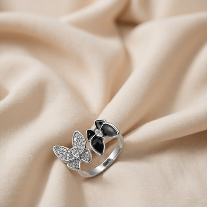 Silver Dualwing Women`s Ring