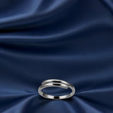 Silver Engraveline Women`s Ring
