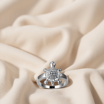 Silver Terraglow Women`s Ring